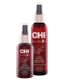 CHI ROSE HIP atkuriamasis ir spindesio suteikiantis nenuskalaujamas tonikas, 118ml